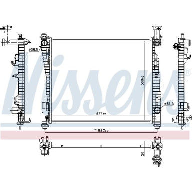 Wasserkühler PKW 61033 Wasserkühler PKW 61033