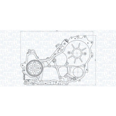MAGNETI MARELLI Ölpumpe 351516000118 MAGNETI MARELLI Ölpumpe 351516000118
