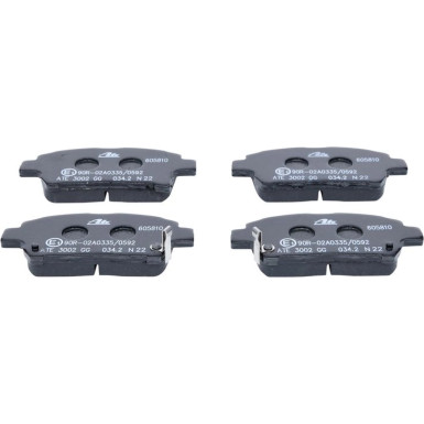 Bremsbelagsatz Toyota P. Corolla/Iq/Prius/Yaris 1.0-1.6 Vvti 99 13.0460-5810.2 Bremsbelagsatz Toyota P. Corolla/Iq/Prius/Yaris 1.0-1.6 Vvti 99 13.0460-5810.2