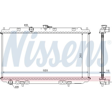 Wasserkühler PKW 67346A Wasserkühler PKW 67346A
