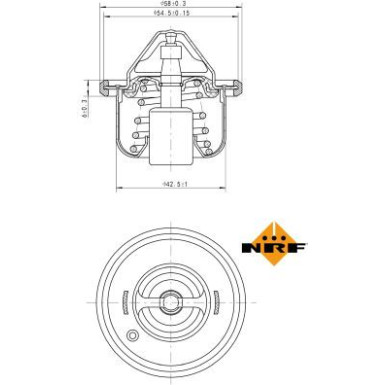 Thermostat, Kühlmittel 725208