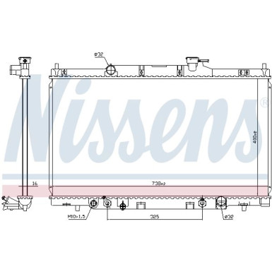 Wasserkühler PKW 68606 Wasserkühler PKW 68606