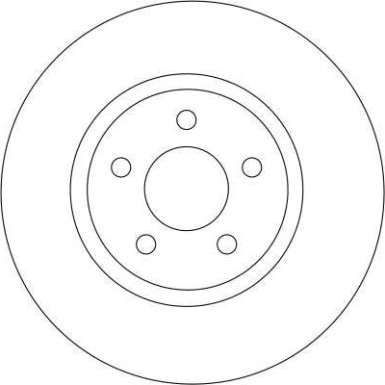Bremsscheibe Chrysler P. Cruiser 1.6-2.4 00-10 DF4190 Bremsscheibe Chrysler P. Cruiser 1.6-2.4 00-10 DF4190