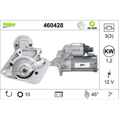 VALEO Anlasser 460428