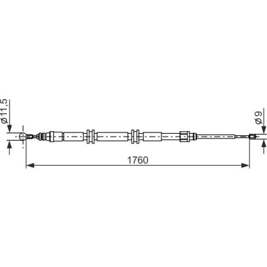 Handbremsseil 1987482889 Handbremsseil 1987482889