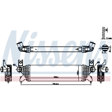 Ladeluftkühler PKW Suzuki Vitara 1.4T 15 961507