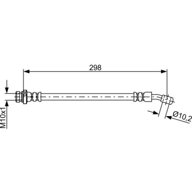 Bremsschlauch HYUNDAI 1987481882