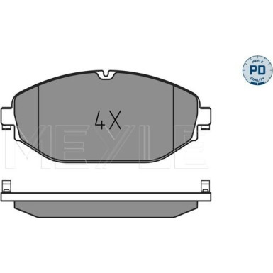 Bremsbelagsatz Db P. W205 2.2 Bluetec 14 025 220 7619/PD Bremsbelagsatz Db P. W205 2.2 Bluetec 14 025 220 7619/PD