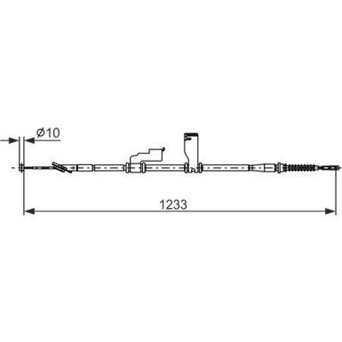 Handbremsseil 1987482906 Handbremsseil 1987482906
