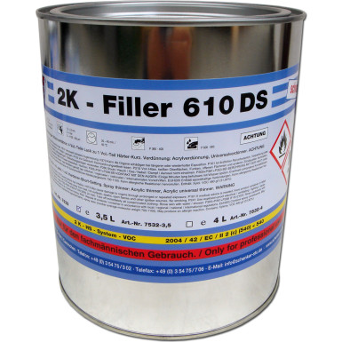 STC Filler 610 DS 2K - HS 4:1 schwarz Dose 3,5 L | 753235 STC Filler 610 DS 2K - HS 4:1 schwarz Dose 3,5 L | 753235