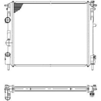 Kühler, Motorkühlung 53210 Kühler, Motorkühlung 53210
