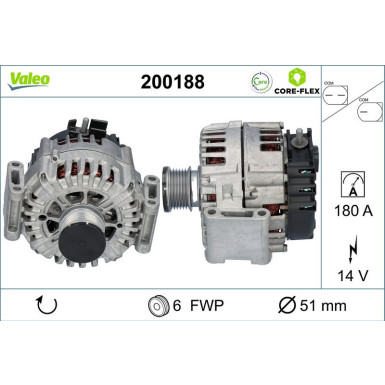 VALEO Generator 200188 VALEO Generator 200188