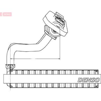 DENSO Verdampfer DEV09020