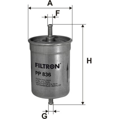 FILTRON Kraftstofffilter PP 836