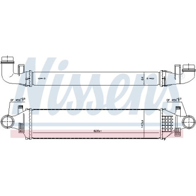 Ladeluftkühler PKW MERCEDES A-Klasse W176 12 96334 Ladeluftkühler PKW MERCEDES A-Klasse W176 12 96334