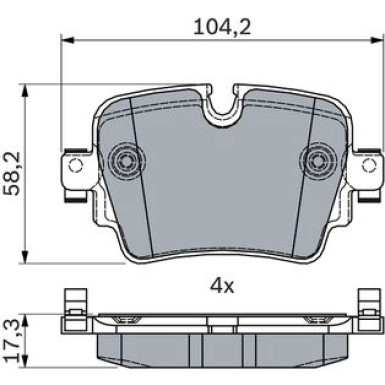 Bremsbelag 0 986 494 753 Bremsbelag 0 986 494 753