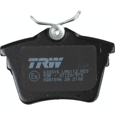 Bremsklötze HA CITROEN C5,PEUGEOT 407,607 04 COTEC GDB1596