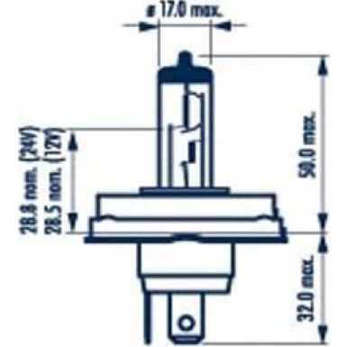 NARVA Glühlampe, Nebelscheinwerfer 481213000 Halogen