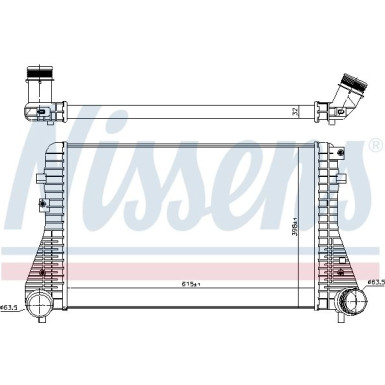Ladeluftkühler PKW VW PASSAT 2.0 TDI 05 96575