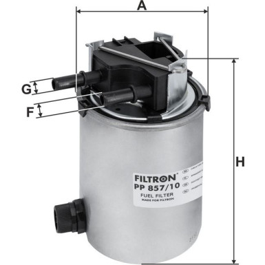 FILTRON Kraftstofffilter PP 857/10