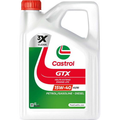 Castrol GTX 15W-40 A3/B3 4 Liter 15F628
