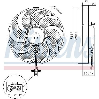 Kühlerlüfter PKW 85545 Kühlerlüfter PKW 85545