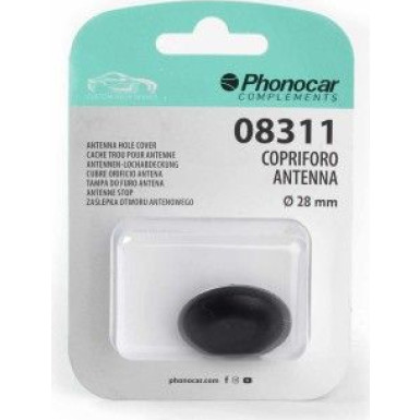 Phonocar Antennen-Lochabedeckung aus Plastik 28 mm Antennen-lochabdeckung Ø 28 mm 08311