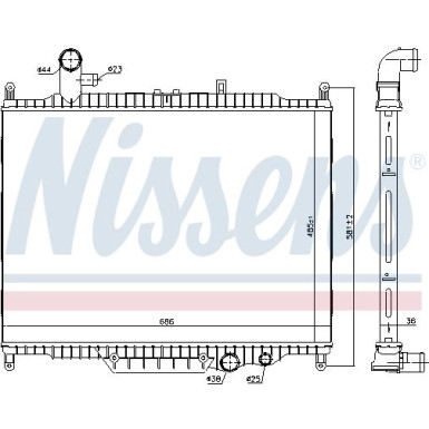 Wasserkühler PKW Land Rover Discovery 3.0TD 10 FIRST FIT 64332