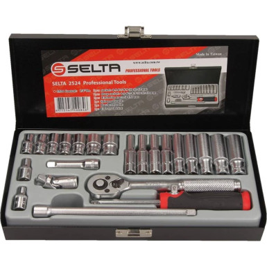 Werkzeugsatz 1/4, 24-Teilig SE-2524