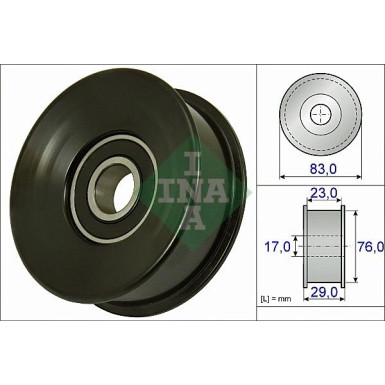 Umlenk-/Führungsrolle, Keilrippenriemen 532 0730 10