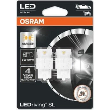 WY21W OSRAM LED Amber 12V OSRAM LEDriving LEDriving® SL 7504DYP-02B