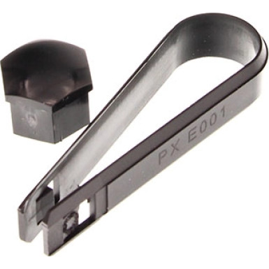 Abdeckkappensatz schwarz 175406