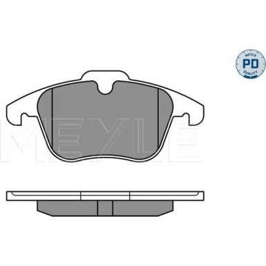 Bremsbelagsatz Ford P. Mondeo/Galaxy/V70/S80 06 025 241 2319/PD Bremsbelagsatz Ford P. Mondeo/Galaxy/V70/S80 06 025 241 2319/PD
