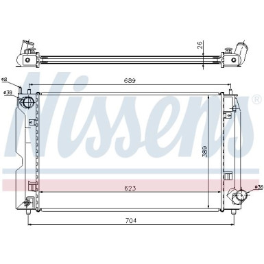 Wasserkühler PKW TOYOTA Avensis,Corolla D-4D 02 64647A