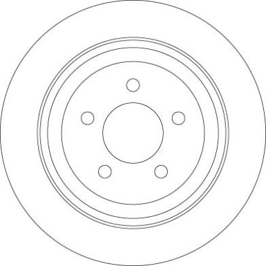 98 482 001 Bremsscheibe HA DF6341 98 482 001 Bremsscheibe HA DF6341