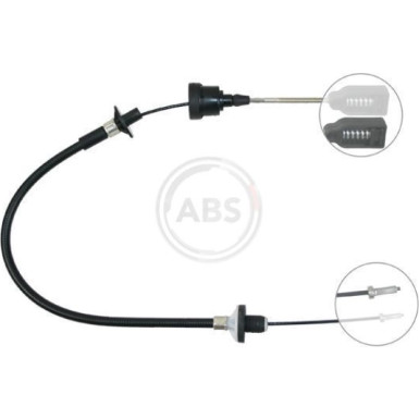 A.B.S. Kupplungsseil K25690 A.B.S. Kupplungsseil K25690