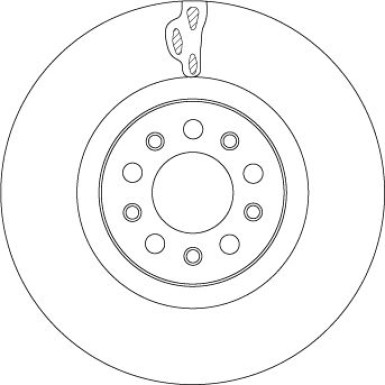 Bremsscheibe Alfa S. 159 05 DF4478S Bremsscheibe Alfa S. 159 05 DF4478S
