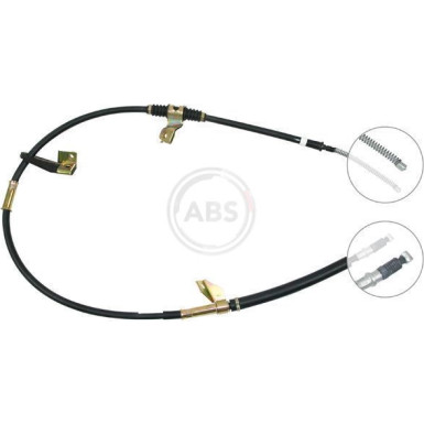 A.B.S. Handbremsseil Seilzug Festellbremse K11458 A.B.S. Handbremsseil Seilzug Festellbremse K11458