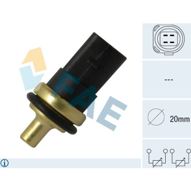 FAE Sensor, Kühlmitteltemperatur 33781 FAE Sensor, Kühlmitteltemperatur 33781