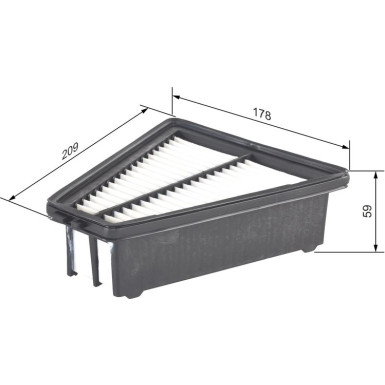 Luftfilter Diverse F 026 400 417