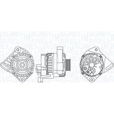 MAGNETI MARELLI Generator 943308901010 MAGNETI MARELLI Generator 943308901010