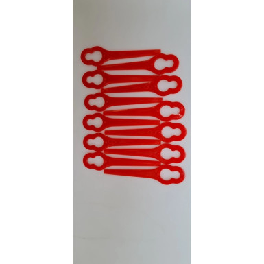 Messer für Nylon-Cut Trimmer, für Ok-03.4013, 12 Stk OK-03.4500 Messer für Nylon-Cut Trimmer, für Ok-03.4013, 12 Stk OK-03.4500