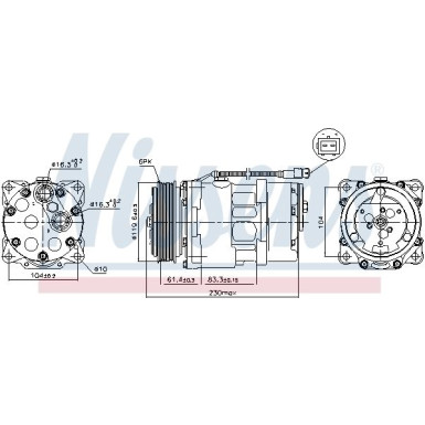 Kompressor PKW CITROEN Xantia,Xsara, PEUGEOT 306 FIRST FIT 89055 Kompressor PKW CITROEN Xantia,Xsara, PEUGEOT 306 FIRST FIT 89055