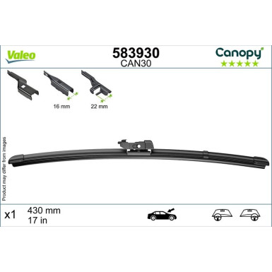 VALEO Scheibenwischer 583930 VALEO Scheibenwischer 583930