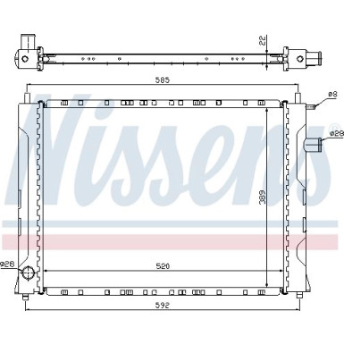 Wasserkühler PKW 642111 Wasserkühler PKW 642111