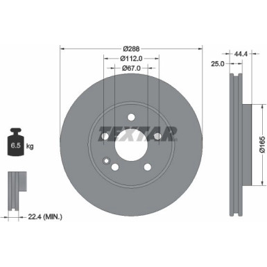 Bremsscheibe Db P. W169/W245 2.0 04-12 92132005 Bremsscheibe Db P. W169/W245 2.0 04-12 92132005