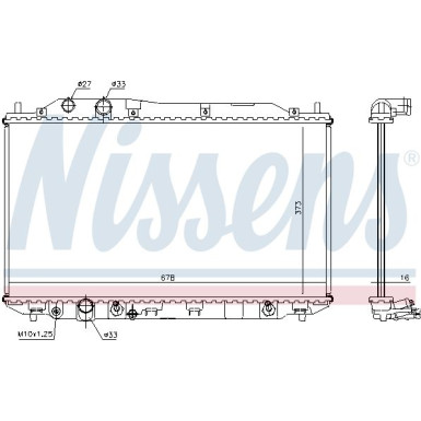 Wasserkühler PKW 68141 Wasserkühler PKW 68141