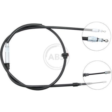 A.B.S. Handbremsseil Seilzug Festellbremse K12876 A.B.S. Handbremsseil Seilzug Festellbremse K12876