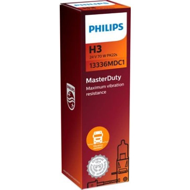 PHILIPS Glühlampe, Hauptscheinwerfer 13336MD MasterDuty