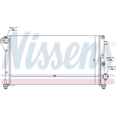 Wasserkühler PKW 617846